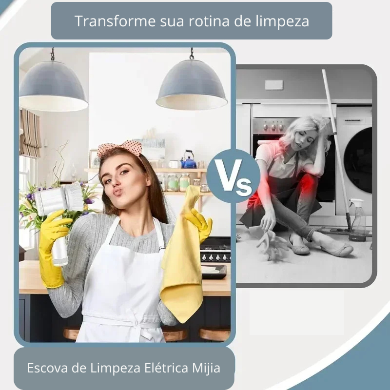 Escova de Limpeza Elétrica Mijia com 5 cabeças substituíveis