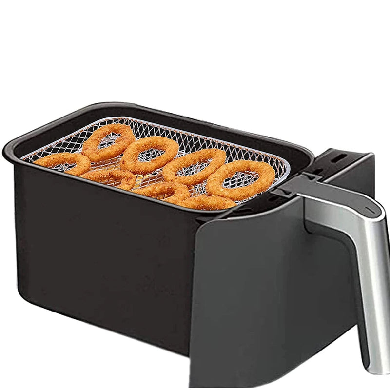 Suporte para Air Fryer, Forno em Aço Inoxidável -  3 Camadas