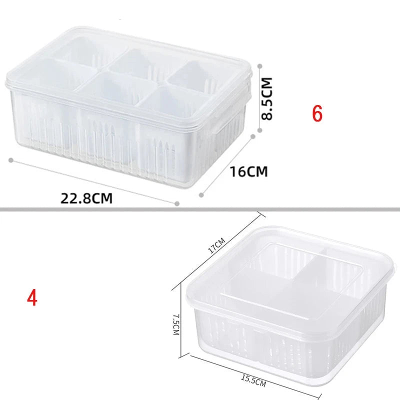 Pote Organizador com Drenagem de Água - 4/6 lugares