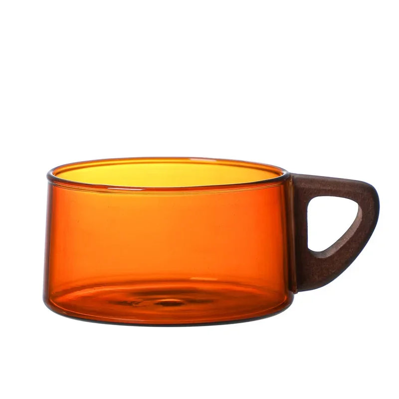 Conjunto de Xícara EcoGlass - Laranja