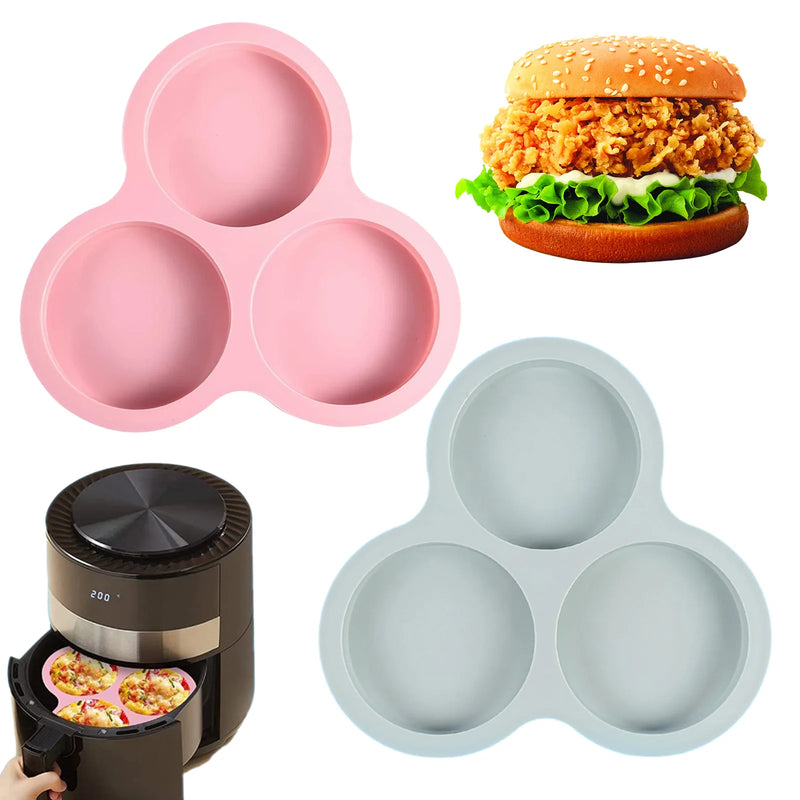 Molde de Silicone de Ovos Para Air Fryer