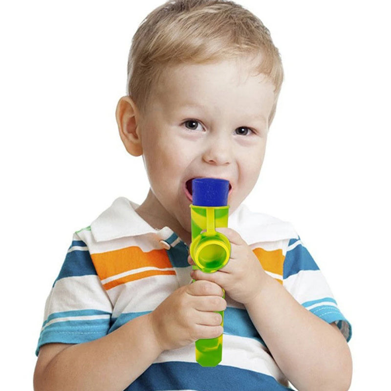 Tubo de Silicone para picolé Multicoloridos para Crianças e Bebês - 6 Peças