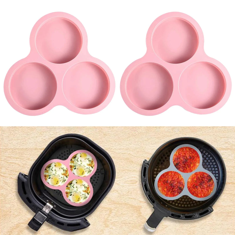 Molde de Silicone de Ovos Para Air Fryer